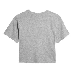 Woodstock Cropped Tee Womens Juniors Crew Neck Long Sleeve Regular Fit Peanuts Graphic T-Shirt