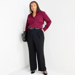 Worthington Plus Womens Everyday Pant