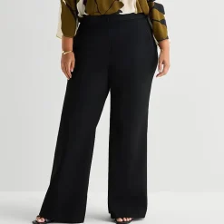 Worthington Plus Womens Fit and Flare Pant