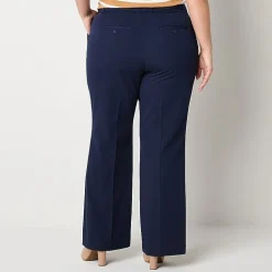 Worthington Plus Womens Modern Perfect Trouser