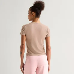 Worthington Womens Crew Neck Short Sleeve T-Shirt