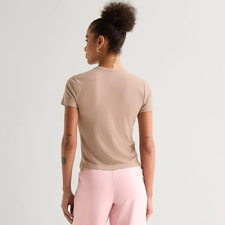 Worthington Womens Crew Neck Short Sleeve T-Shirt