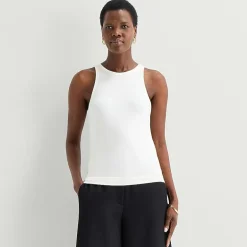 Worthington Womens Crew Neck Sleeveless Tank Top