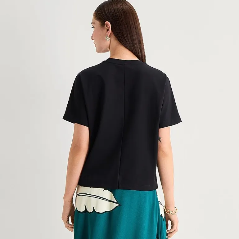 Worthington Womens Crew Neck Short Sleeve T-Shirt