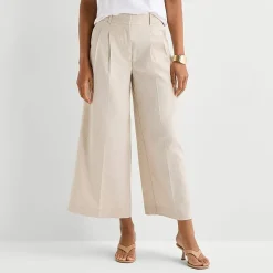 Worthington Womens Cropped Everyday Pant