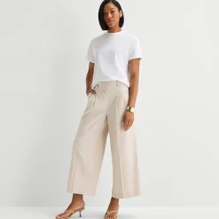 Worthington Womens Cropped Everyday Pant
