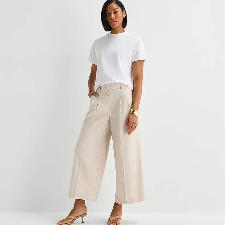 Worthington Womens Cropped Everyday Pant