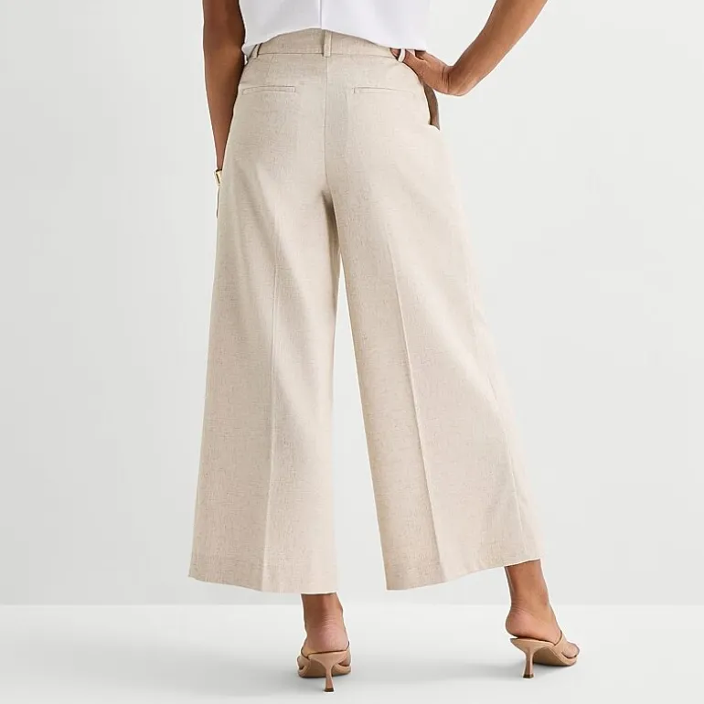 Worthington Womens Cropped Everyday Pant