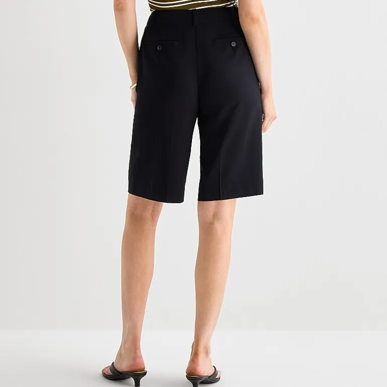 Worthington Womens 12" High Rise Bermuda Short