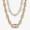 Worthington Womens 17 Inch Strand Necklace