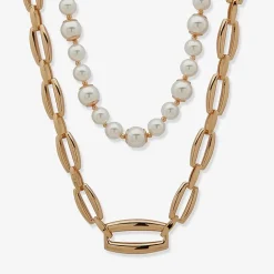 Worthington Womens 17 Inch Strand Necklace