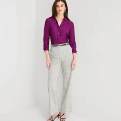 Worthington Womens Long Sleeve Slim Fit Blouse