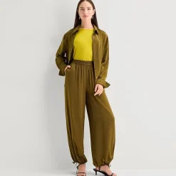 Worthington Womens Pull On Balloon Pant