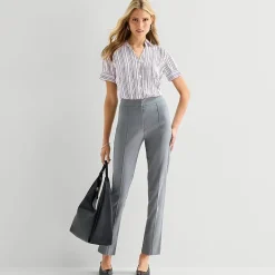 Worthington Womens Short Sleeve Slim Fit Blouse