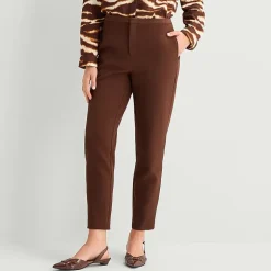 Worthington Womens Slim High Rise Trouser