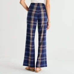 Worthington Womens Wide Leg High Rise Trouser