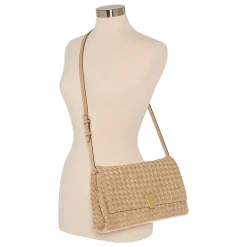 Worthington Woven Flap Crossbody Bag