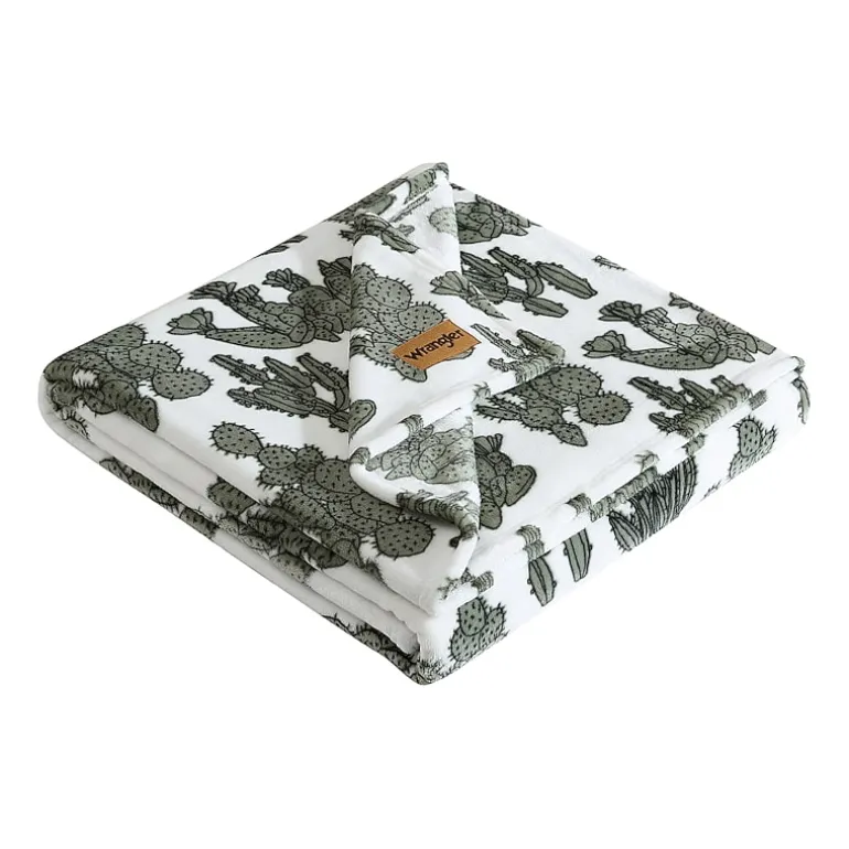 Wrangler Cactus Garden Washable Throw