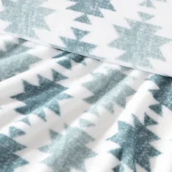 Wrangler Canyon Ikat Ultra Plush Fleece Lightweight Throw