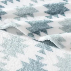 Wrangler Canyon Ikat Ultra Plush Fleece Lightweight Throw