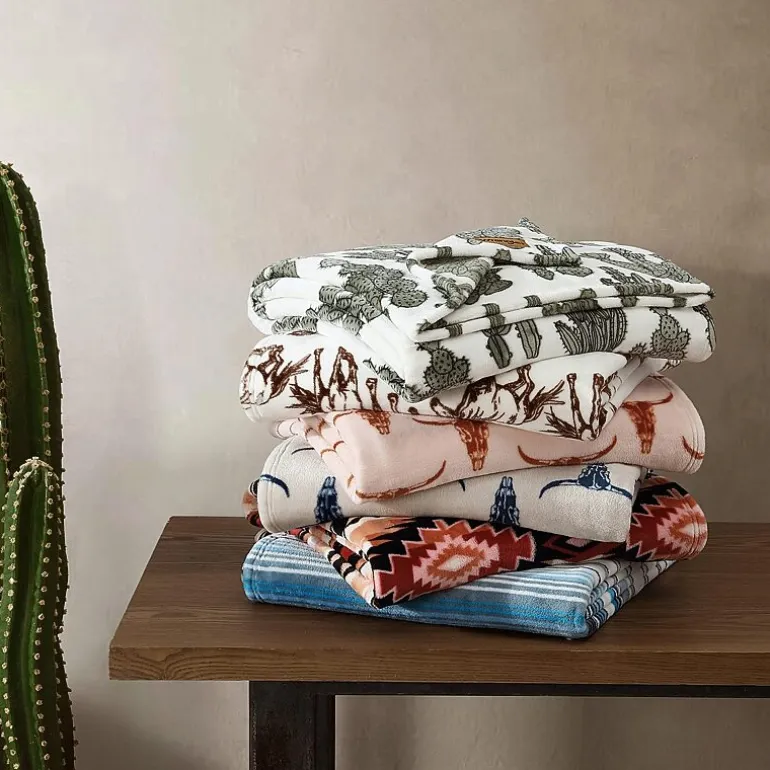 Wrangler Coyote Sands 50x70 Washable Throw