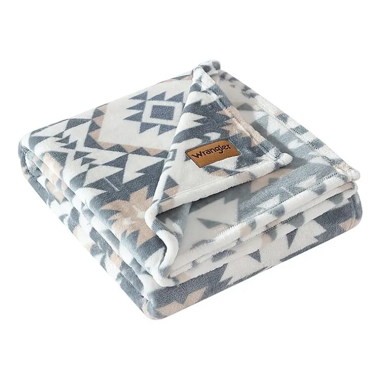 Wrangler Dakota Ultra Plush Fleece Lightweight Throw