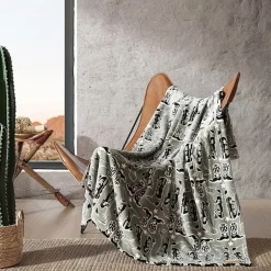 Wrangler Knockin' Boots 50x60 Washable Throw