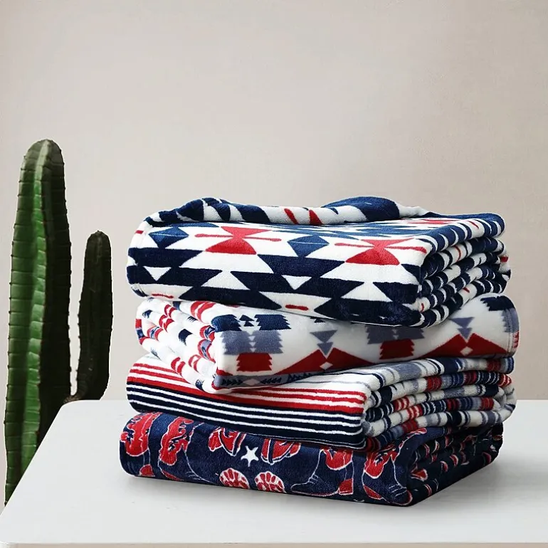 Wrangler Knockin' Boots 50x70 Washable Throw