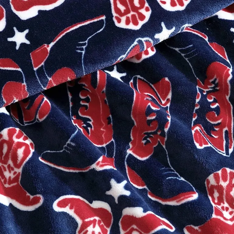 Wrangler Knockin' Boots 50x70 Washable Throw