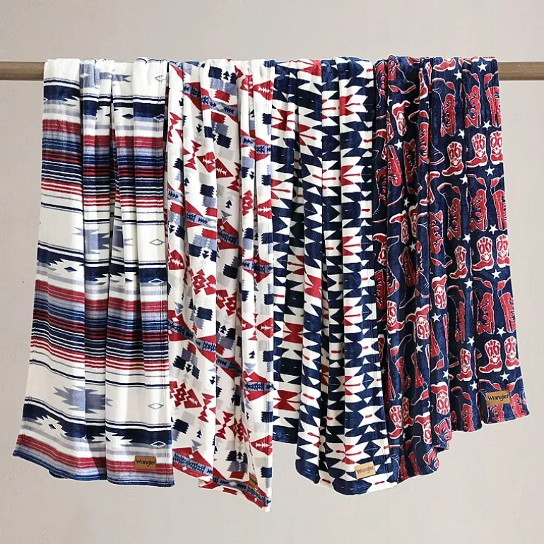Wrangler Knockin' Boots 50x70 Washable Throw
