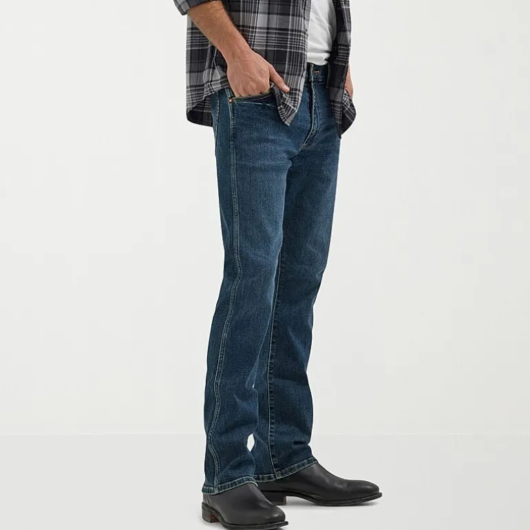 Wrangler® Mens Stretch Fabric Slim Fit Bootcut Jean