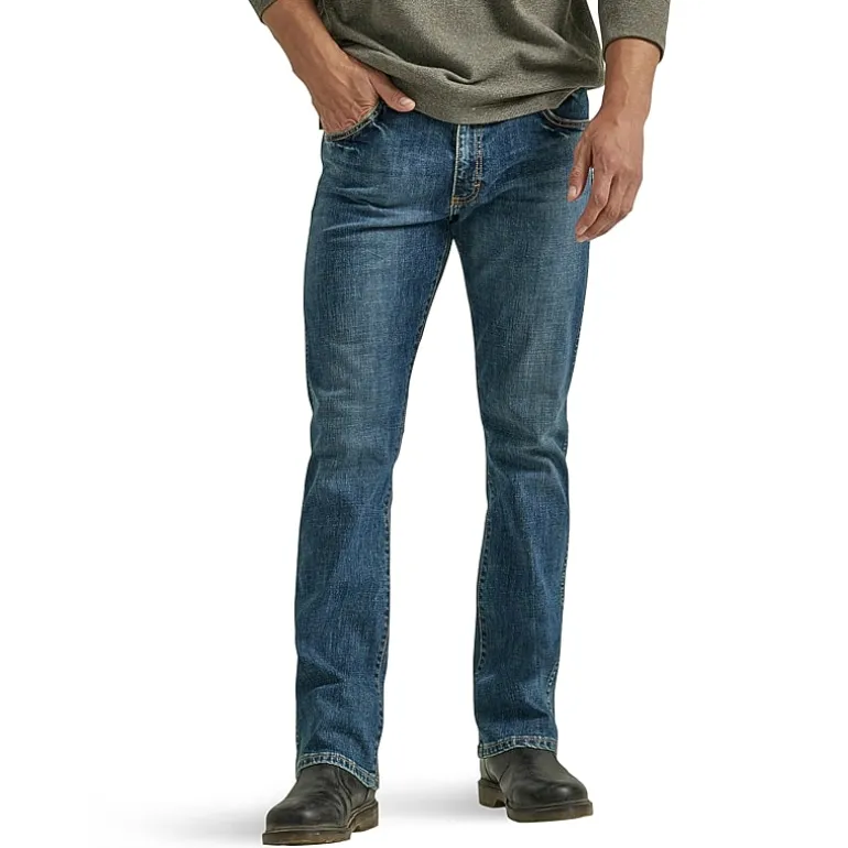 Wrangler® Mens Stretch Fabric Slim Fit Bootcut Jean