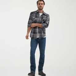 Wrangler® Mens Stretch Fabric Slim Fit Bootcut Jean