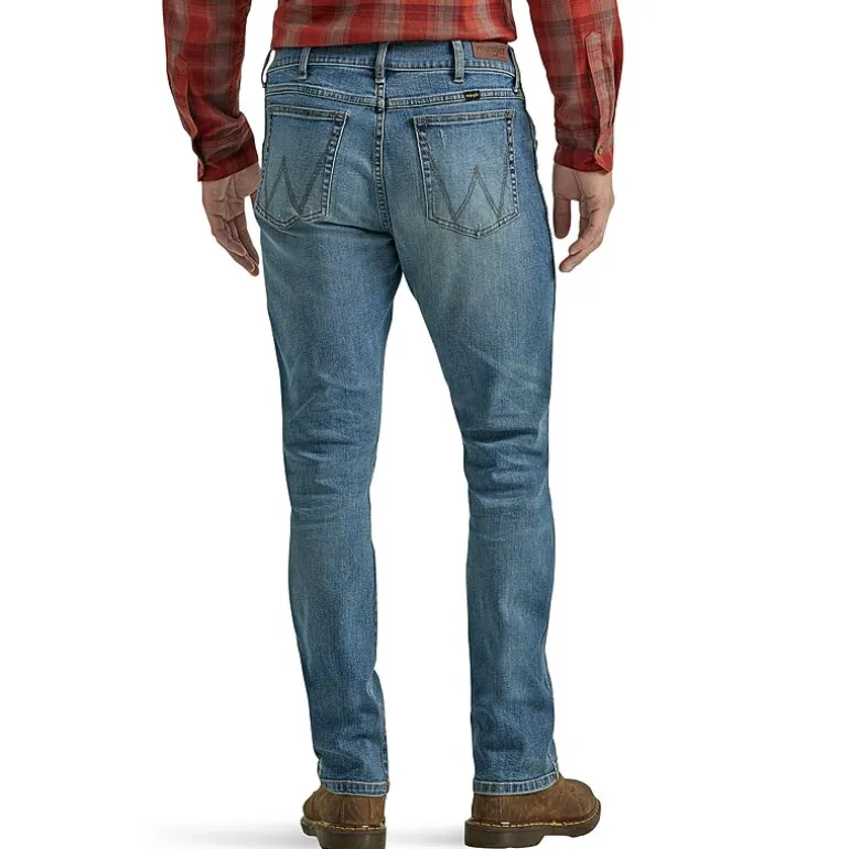 Wrangler® Mens Stretch Fabric Slim Fit Bootcut Jean