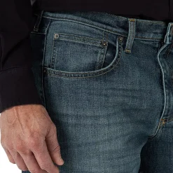 Wrangler® Mens Stretch Straight Leg Relaxed Fit Jean