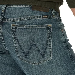 Wrangler® Mens Stretch Straight Leg Relaxed Fit Jean