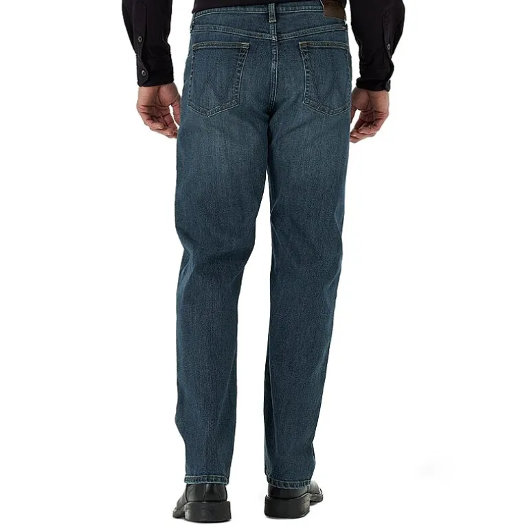 Wrangler® Mens Stretch Straight Leg Relaxed Fit Jean