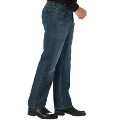 Wrangler® Mens Stretch Straight Leg Relaxed Fit Jean