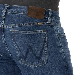 Wrangler® Mens Stretch Straight Leg Relaxed Fit Jean