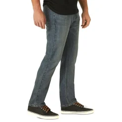 Wrangler® Mens Stretch Straight Leg Relaxed Fit Jean
