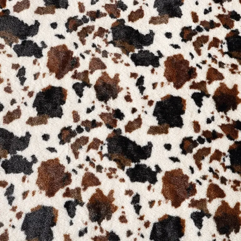 Wrangler Spotted Cow Print Washable Throw