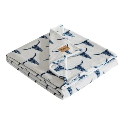 Wrangler Steer Head Washable Throw