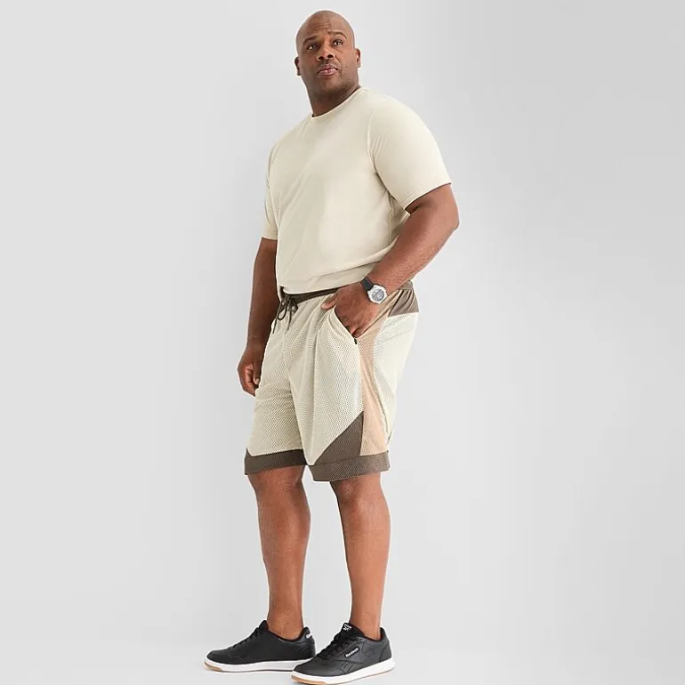 Xersion Colorblock Mens Big and Tall 8" Basketball Short
