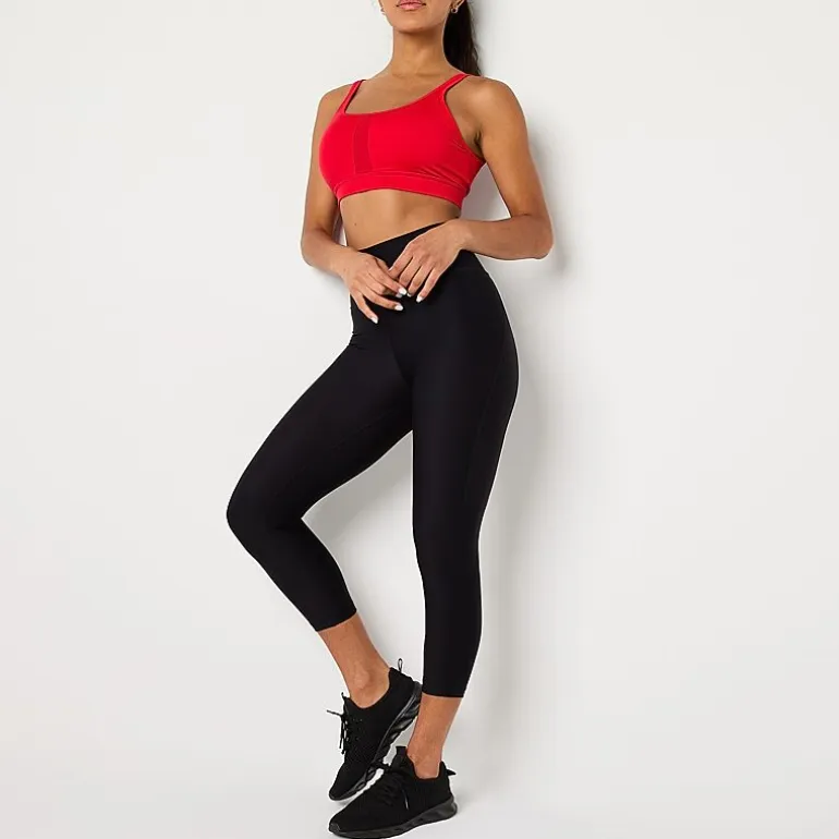 Xersion EverContour+ Womens High Rise 21" Cropped Legging