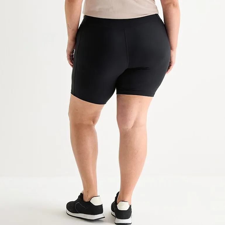 Xersion EverContour+ Womens 8" High Rise Plus Bike Short