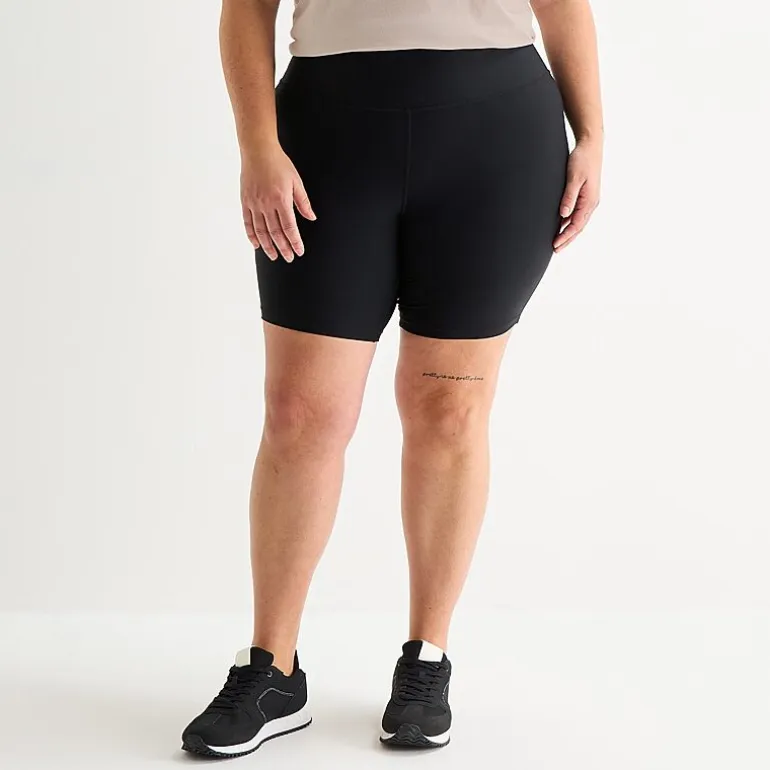 Xersion EverContour+ Womens 8" High Rise Plus Bike Short