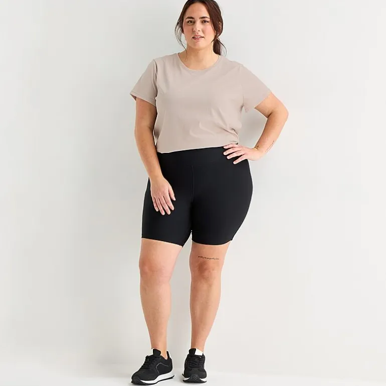 Xersion EverContour+ Womens 8" High Rise Plus Bike Short