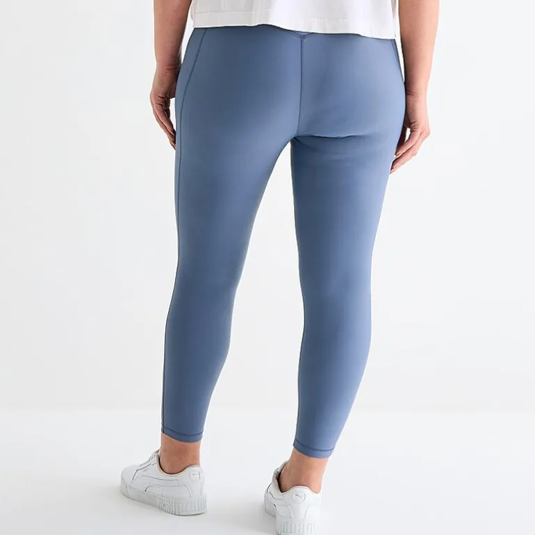Xersion EverContour+ Womens Quick Dry High Rise 25" Plus 7/8 Ankle Legging