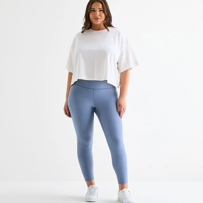 Xersion EverContour+ Womens Quick Dry High Rise 25" Plus 7/8 Ankle Legging