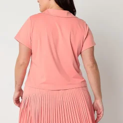 Xersion EverUltra™-Lite Plus Womens Short Sleeve Polo Shirt